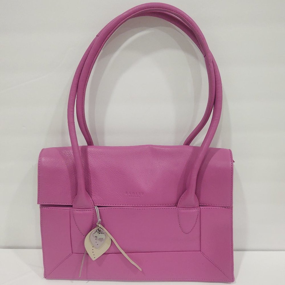 RADLEY LONDON Border Medium Flapover Bag - Fuschia